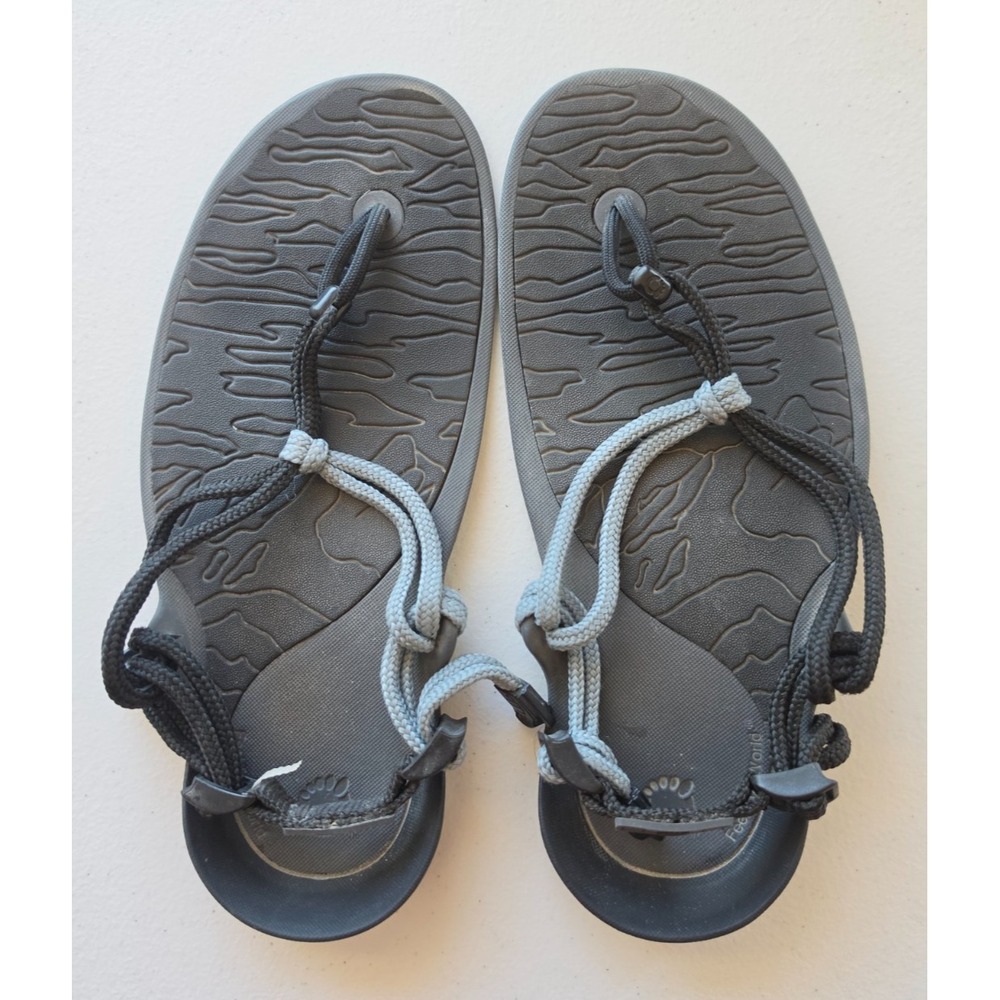 Xero Shoes Sport Sandals Womens 8 Mens 6 Barefoot Minimalist Adjustable Gray